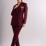 DELIA PANTS WITH STRAIGHT FIT TROUSERS
