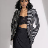 CHLOE BLAZER AND SLEEK SKIRT SET