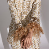 MADONNA BLAZER WITH BRALLETE AND STRAIGHT FIT PANTS SET
